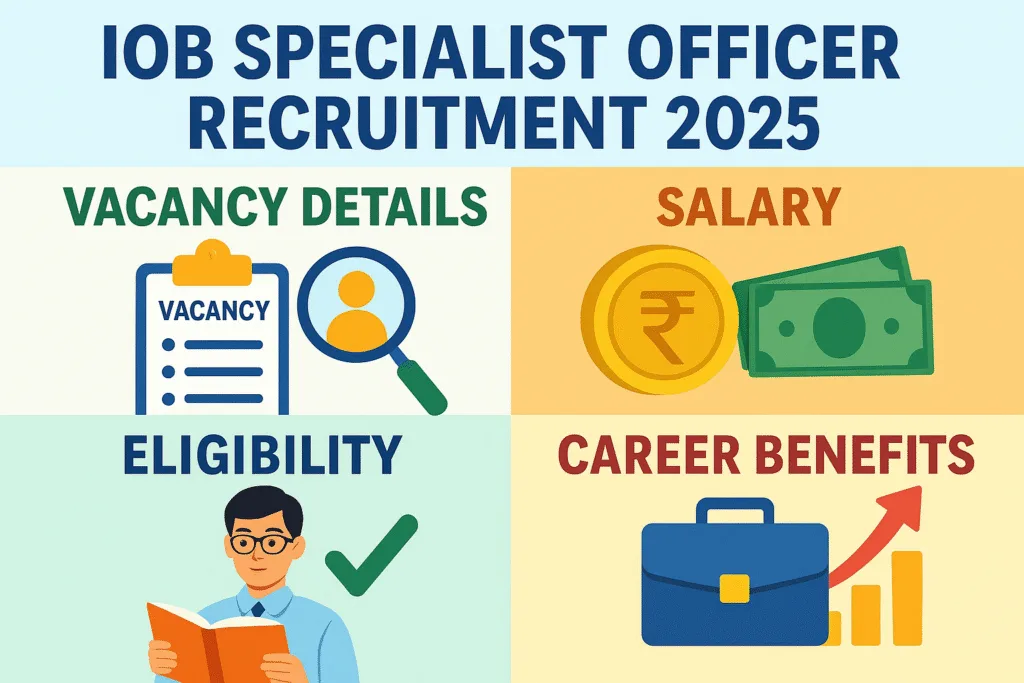 IOB Specialist Officer Recruitment 2025: Vacancy Details, Salary, Eligibility-Apply Here